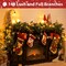 106 Inch - Pre-Lit Christmas Garland with Lights and Timer(Gold)